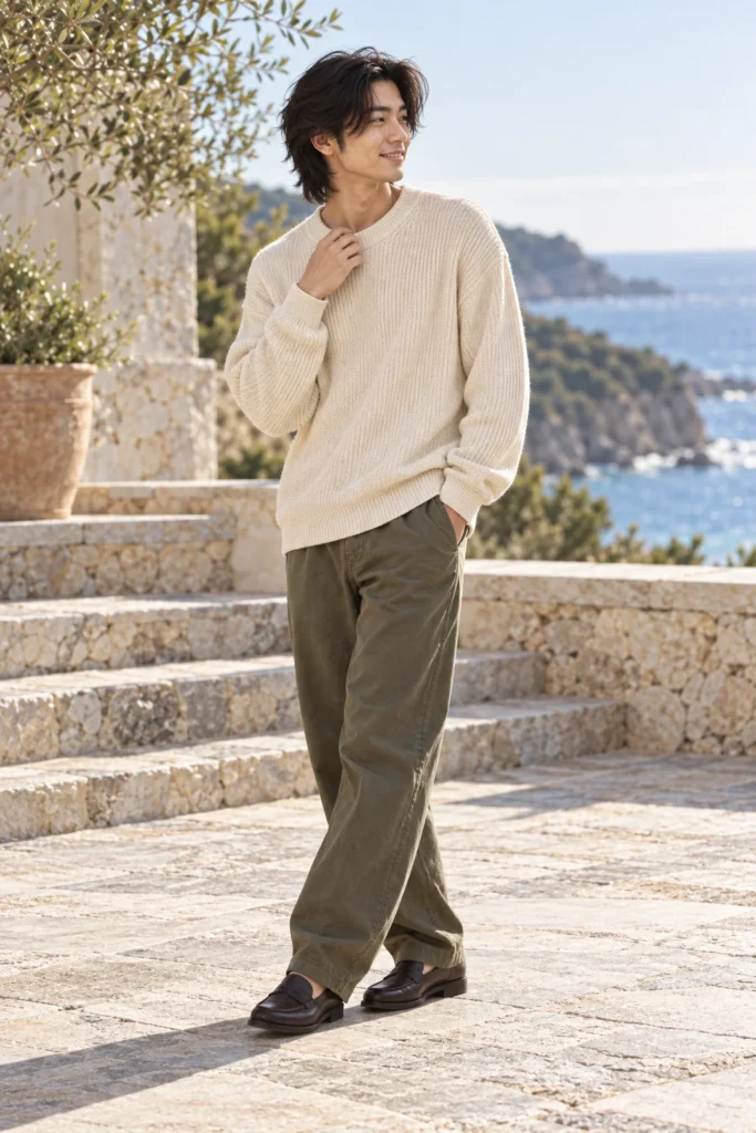 Kenji / Off duty / Open air / original fictional adult model